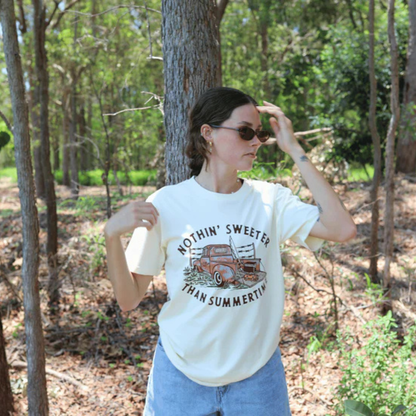 Nothn' Sweeter Than Summertime Tee ~ Butter