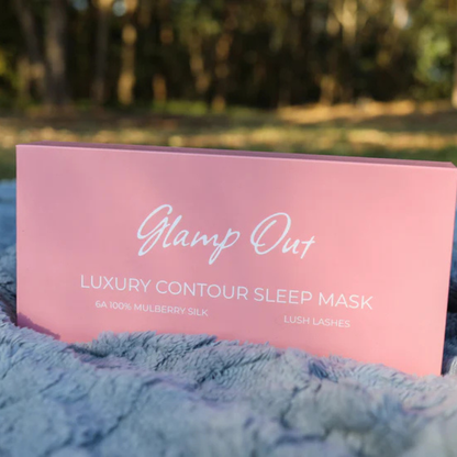 6A Mulberry Silk - 3D Eye Mask - Princess Pink
