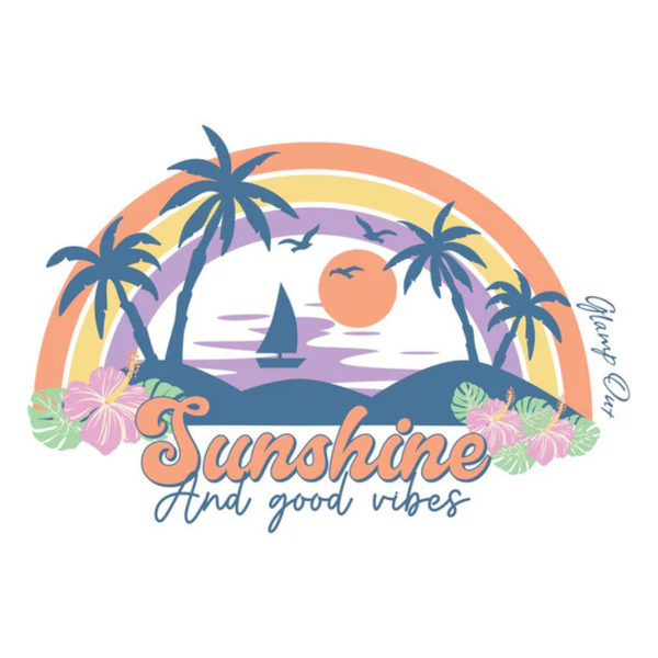Sunshine and Good Vibes - Sticker