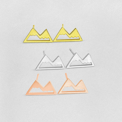 Mountain Peaks - Stud Earrings