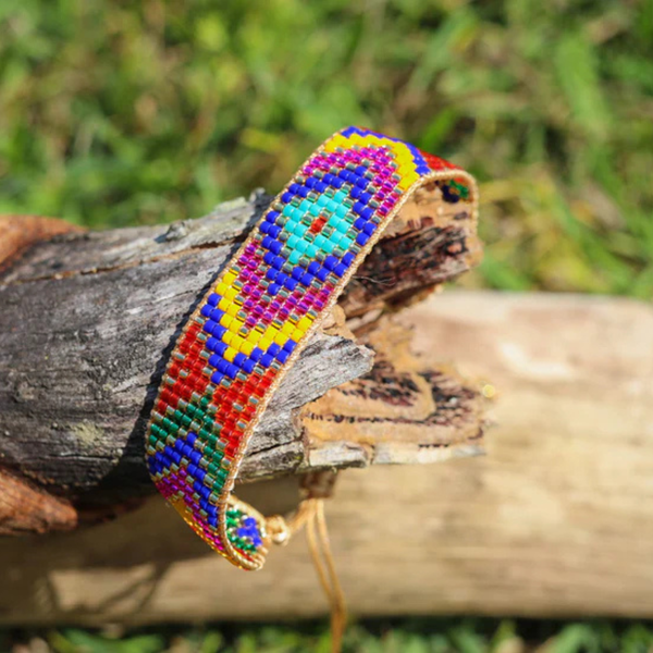 Japanese Miyuki Seed Bracelet - Sunset