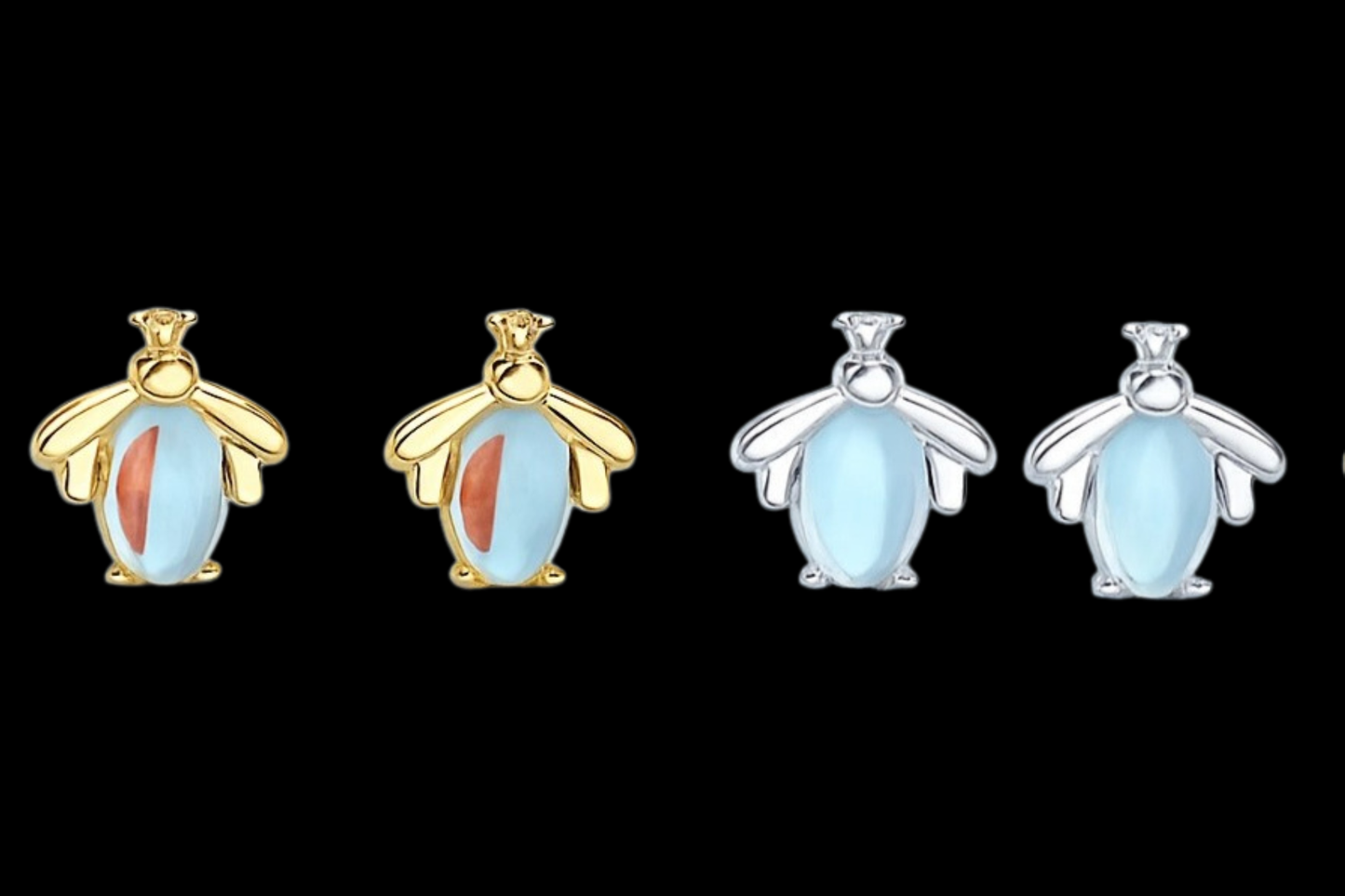 Firefly Moonstone Studs