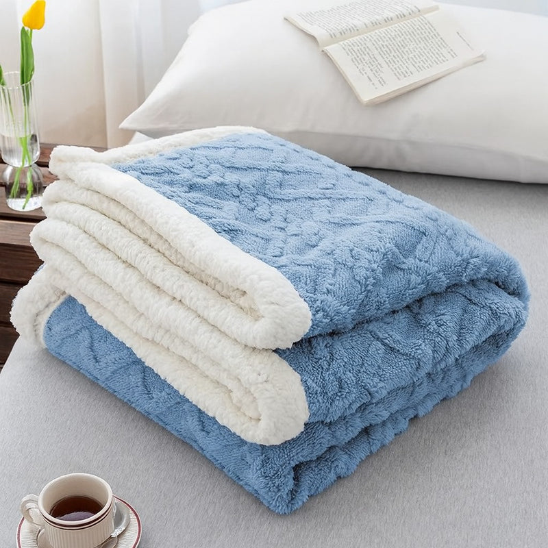 "Sherpa" Travel Blanket (car/plane/child size) Final Sale No Restock