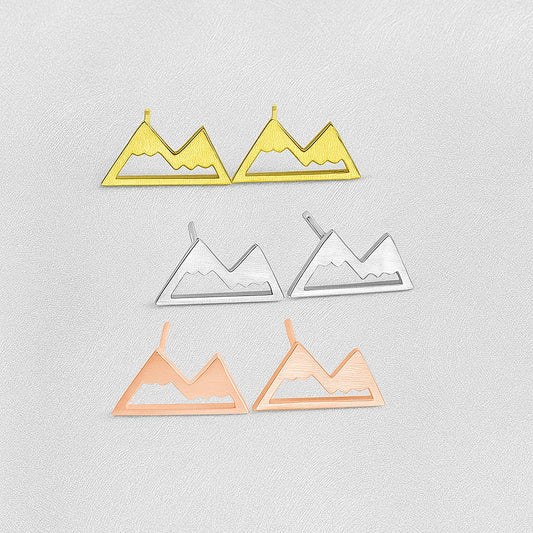 Mountain Peaks - Stud Earrings